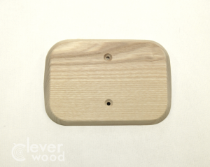 Накладка 1 местная межблокхаусная деревянная 134x88, Clever Wood