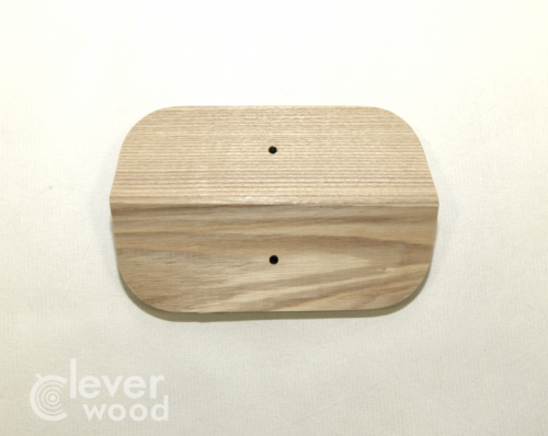 Накладка 1 местная межблокхаусная деревянная 134x88, Clever Wood