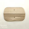 Накладка 1 местная межблокхаусная деревянная 134x88, Clever Wood