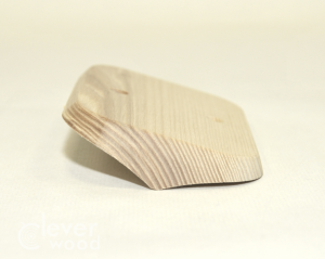 Накладка 1 местная межблокхаусная деревянная 134x88, Clever Wood