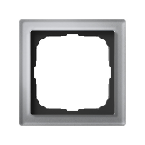 Рамка 1 местная, натуральное стекло, Алюминий, ArtGallery SE GAL320301