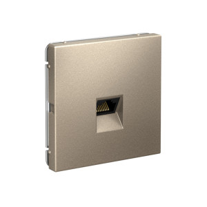 Розетка компьютерная RJ45 Cat. 5e, Шампань, ArtGallery SE GAL000583