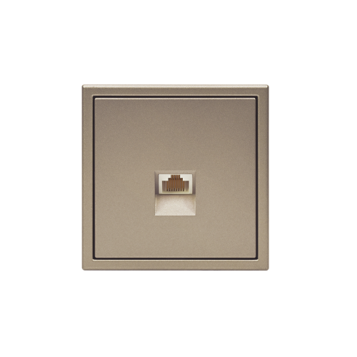 Розетка компьютерная RJ45 Cat. 5e, Шампань, ArtGallery SE GAL000583