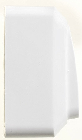 Выключатель 1 кл. проходной с подсветкой 10А, Белый, Этюд SE BA10-007B