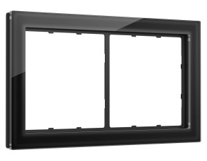 Рамка 2 местная Стекло закаленное, Черный, Sigma Briz Ambrella Volt SF350802 Рамка 2 местная Стекло закаленное, Черный, Sigma Briz Ambrella Volt SF350802