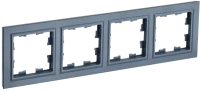 Рамка 4 местная, Маренго, Brite IEK BR-M42-K35