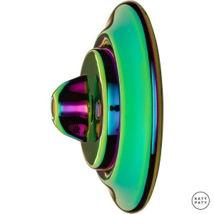 Выключатель поворотный 1 кл. проходной, зеленый металлик, Katy Paty PECHG6