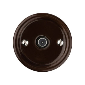 Розетка керамика телев. TV, Коричневый, Болонь TDM ELECTRIC SQ1820-0453