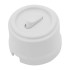 Выключатель пластик кнопочный 1 кл., Белый, Bironi B1-220-21