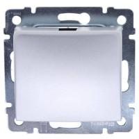 Выключатель для гостиниц с фиксацией, алюминий, Valena Classic Legrand 770235