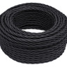 Ретро провод витой 3x2,5 Черный матовый, Jantera JTW.732.TM01.050
