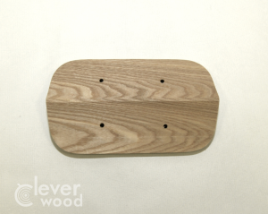 Накладка 2 местная межблокхаусная деревянная 154x88, Clever Wood