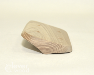 Накладка 2 местная межблокхаусная деревянная 154x88, Clever Wood