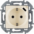 Розетка с З/К со встроенной USB зарядкой, слоновая кость, INSPIRIA Legrand 673771