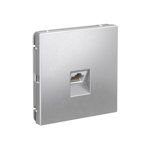 Розетка компьютерная RJ45 Cat. 5e, Алюминий, ArtGallery SE GAL000383