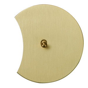 Выключатель тумблерный 1 кл. (внутренний монт.) капля дополнит., Золото, Аrt Salvador EU040204A01