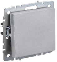 Выключатель 1 кл. проходной, Алюминий, Brite IEK BR-V12-0-10-K47