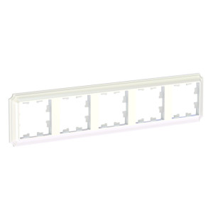 Рамка 5 местная, Жемчуг, AtlasDesign Antique SE ATN100405