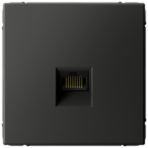 Розетка компьютерная RJ45 Cat. 6e, Базальт, ArtGallery SE GAL001486