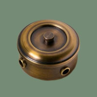 Распаечная коробка из латуни D80, темная латунь, Romatti RD32-80L-16