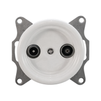 Розетка керамика телевизионная TV, Белый, Retrika Colony H01-01