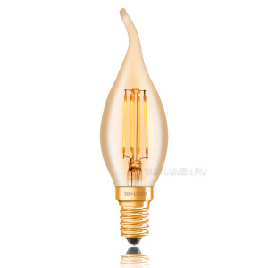 Ретро лампа светодиодная диммируемая LED CF35 4Вт E14 2200K Sun Lumen 057-349