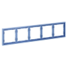 Рамка 5 местная, пластик, Деним, Voltum S70 VLS100515