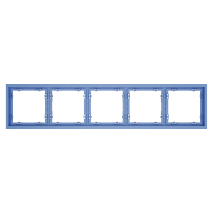 Рамка 5 местная, пластик, Деним, Voltum S70 VLS100515