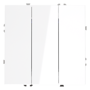 Выключатель 3-кл, Белый глянцевый, S70 Voltum VLS030101