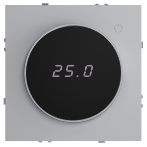 Терморегулятор электронный с индикацией и датчиком, для теплого пола, Серый, VOLTUM S70 VLS070116