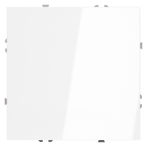 Заглушка с суппортом, Белый глянцевый, S70 Voltum VLS080101