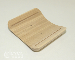 Накладка деревянная 109x109 для светильников на бревно, Clever Wood