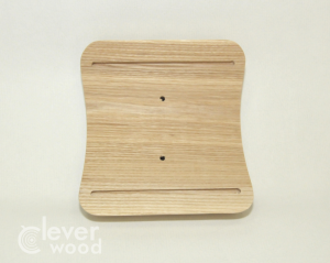 Накладка деревянная 109x109 для светильников на бревно, Clever Wood