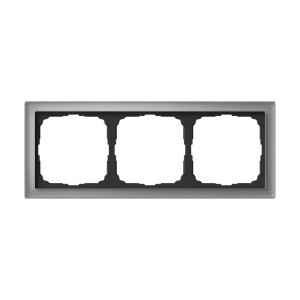 Рамка 3 местная, натуральное стекло, Алюминий, ArtGallery SE GAL320303