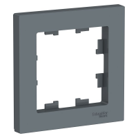 Рамка 1 местная, Грифель, AtlasDesign SE ATN000701