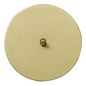 Выключатель тумблерный 1 кл. (внутренний монт.) цилиндр, Золото, Аrt Salvador EU040104B01