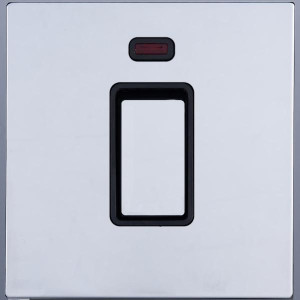 Кнопка без фиксации, Хром, Toledo Salvador SJAN77EC7