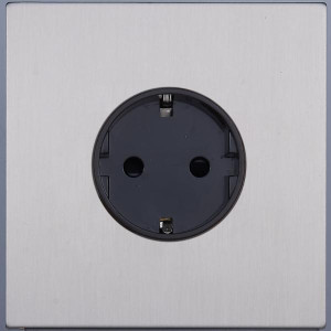 Розетка с З/К (внутренний монт.), Никель, Asturias Salvador SJAN55CC10