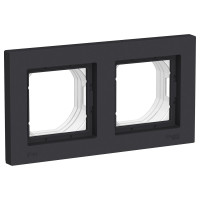 Рамка 2 местная влагозащищенная IP44, Карбон, AtlasDesign Aqua SE ATN441002