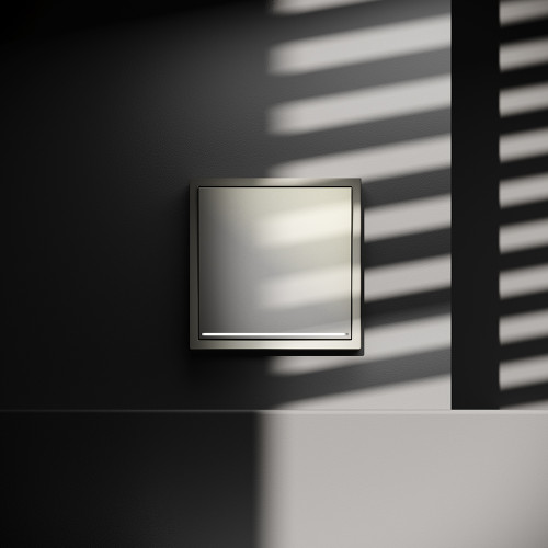 Выключатель проходной 1кл. с подсв., Шелк, Voltum S70 VLS010404