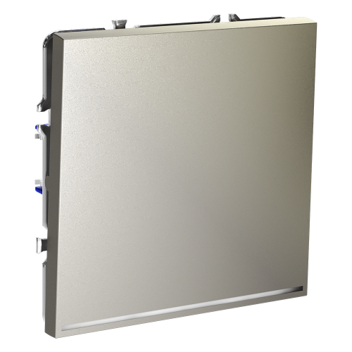 Выключатель проходной 1кл. с подсв., Шелк, Voltum S70 VLS010404