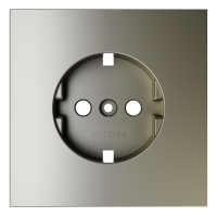 Лицевая панель для розетки с З/К, Шелк, S70 Voltum VLS000604