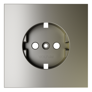 Лицевая панель для розетки с З/К, Шелк, S70 Voltum VLS000604