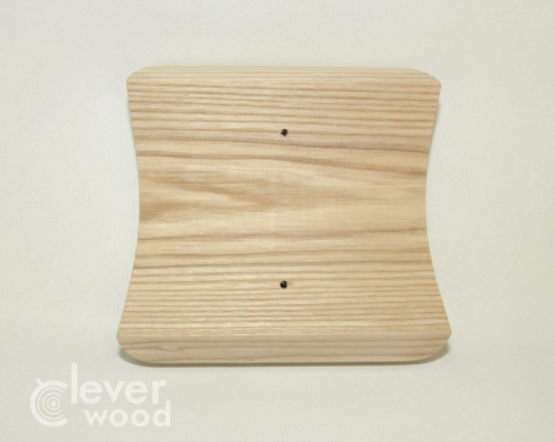Накладка деревянная 137x137 для светильников на бревно, Clever Wood