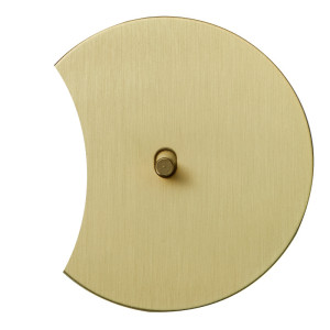 Выключатель тумблерный 1 кл. (внутренний монт.) цилиндр дополнит., Золото, Аrt Salvador EU040204B01