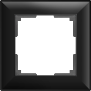 Рамка 1 местная пластик, Чёрный матовый, Fiore Werkel WL14-Frame-01 (W0012208)