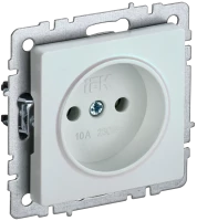 Розетка без З/К без шторок, Жемчуг, Brite IEK BR-R10-10-K36