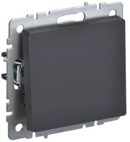 Выключатель 1 кл. проходной, Графит, Brite IEK BR-V12-0-10-K53