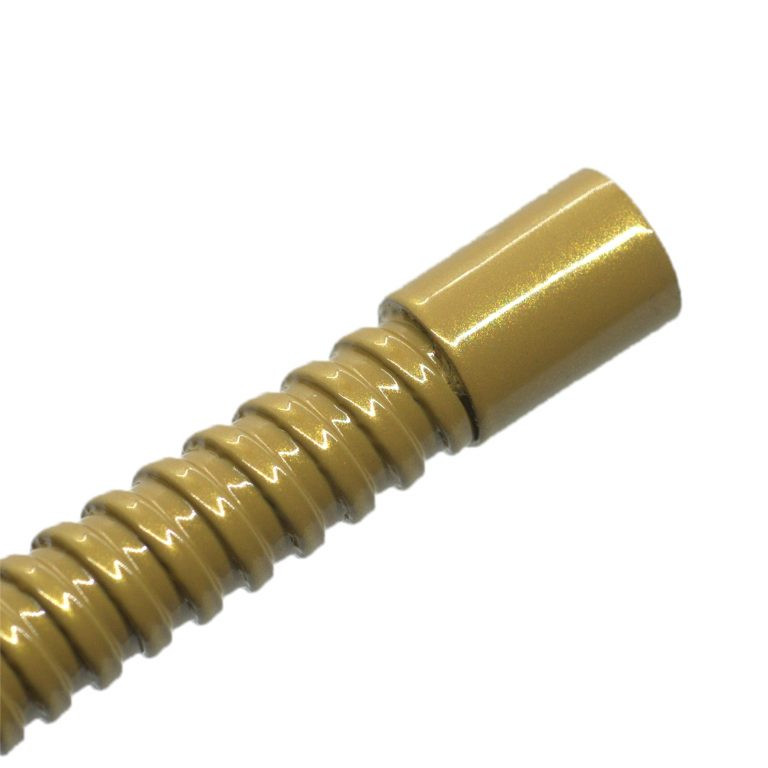 Угол соединительный гофрированный для трубы D18 мм., Золотой, Villaris-Loft GBQ 310182529