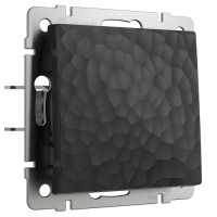 Выключатель 1 кл. проходной, Hammer черный, Werkel W1212008